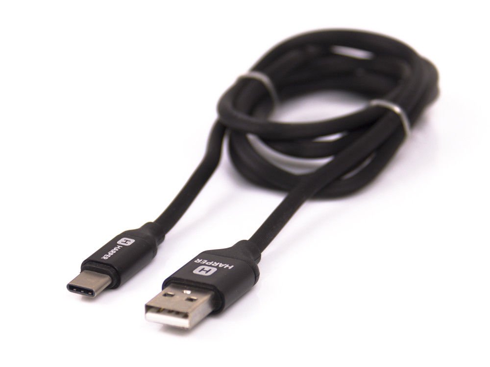 Кабель Harper micro USB Type-C SCH-730 1.2м черный купить,NaN