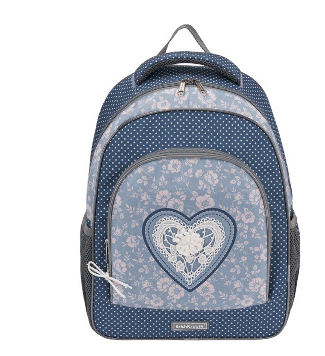 Рюкзак ErichKrause ErgoLine  Lacey Heart 51586 синий купить,NaN