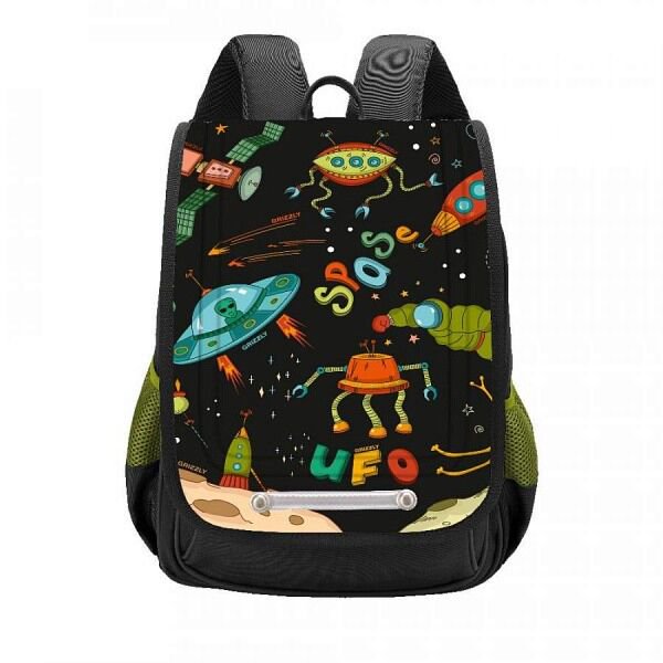 Рюкзак   Grizzly Ufo  RAk-091-1/1  черный купить,NaN