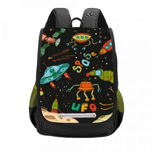 Рюкзак   Grizzly Ufo  RAk-091-1/1  черный купить,NaN