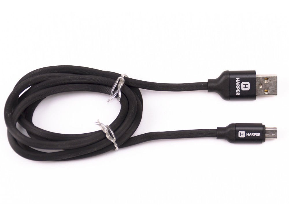 Кабель Harper micro USB SCH-330 1м черный купить,NaN