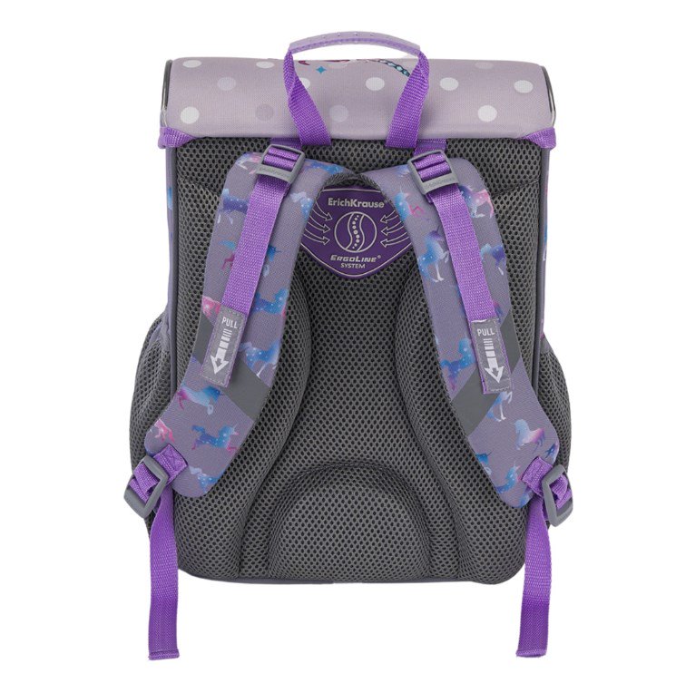 Рюкзак ErichKrause ErgoLine  15L  Dream Unicorn 48463 фиолетовый купить,NaN