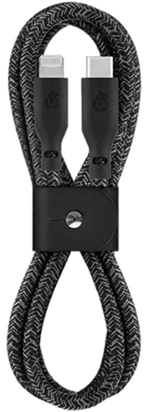 Кабель Ubear Trend Cable DC12BL12TR-CL Type-C-Lightning 1.2м черный купить,NaN