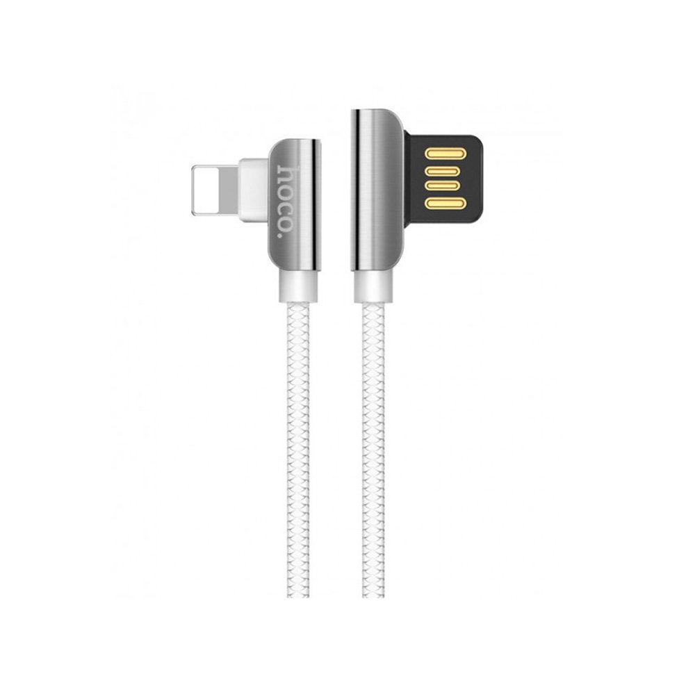 Кабель Hoco U42 Lightning 1.2м белый купить,NaN