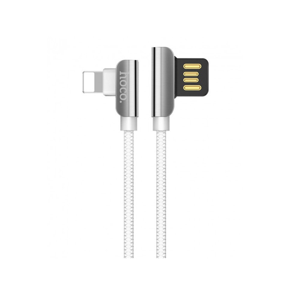 Кабель Hoco U42 Lightning 1.2м белый купить,NaN
