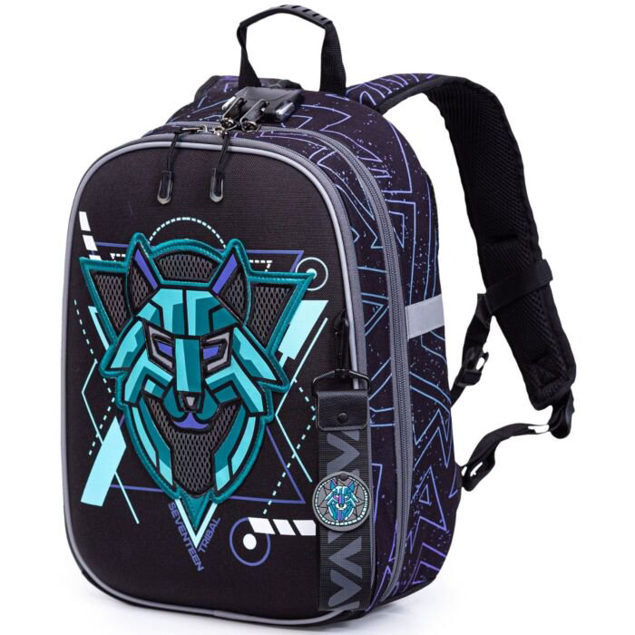 Рюкзак Seventeen Волк SKIB-UT8-866L черный купить,NaN