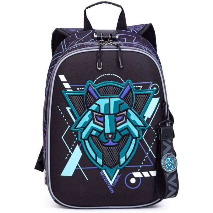 Рюкзак Seventeen Волк SKIB-UT8-866L черный купить,NaN