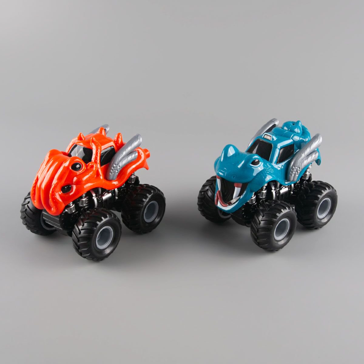 Игровой набор  KLX Monster SUV  2 машинки  оранжевая-голубая купить,NaN