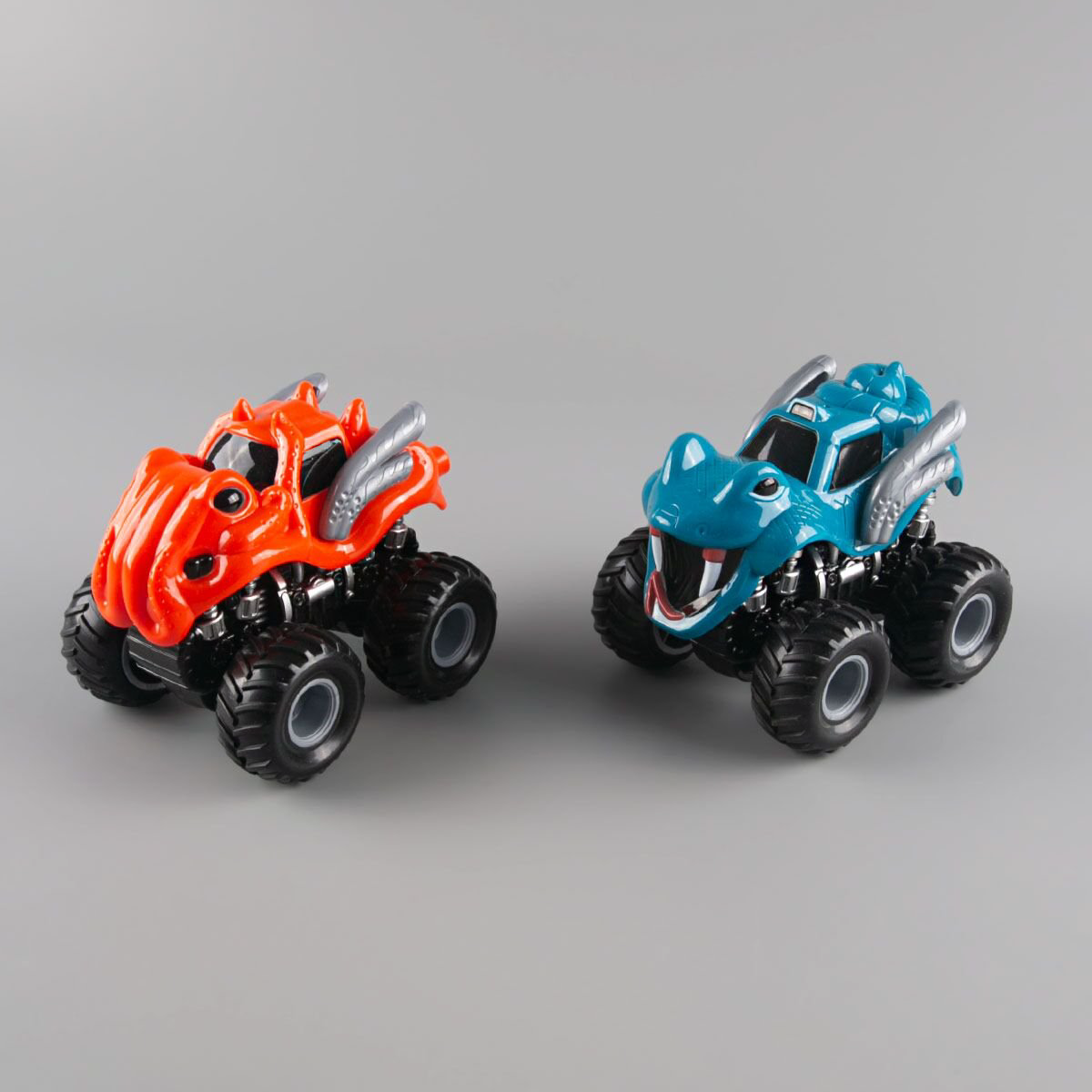 Игровой набор  KLX Monster SUV  2 машинки  оранжевая-голубая купить,NaN