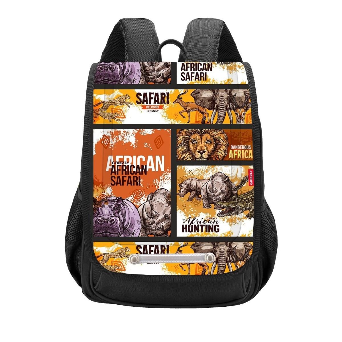 Рюкзак  Grizzly RAk-091-2 черный купить,NaN