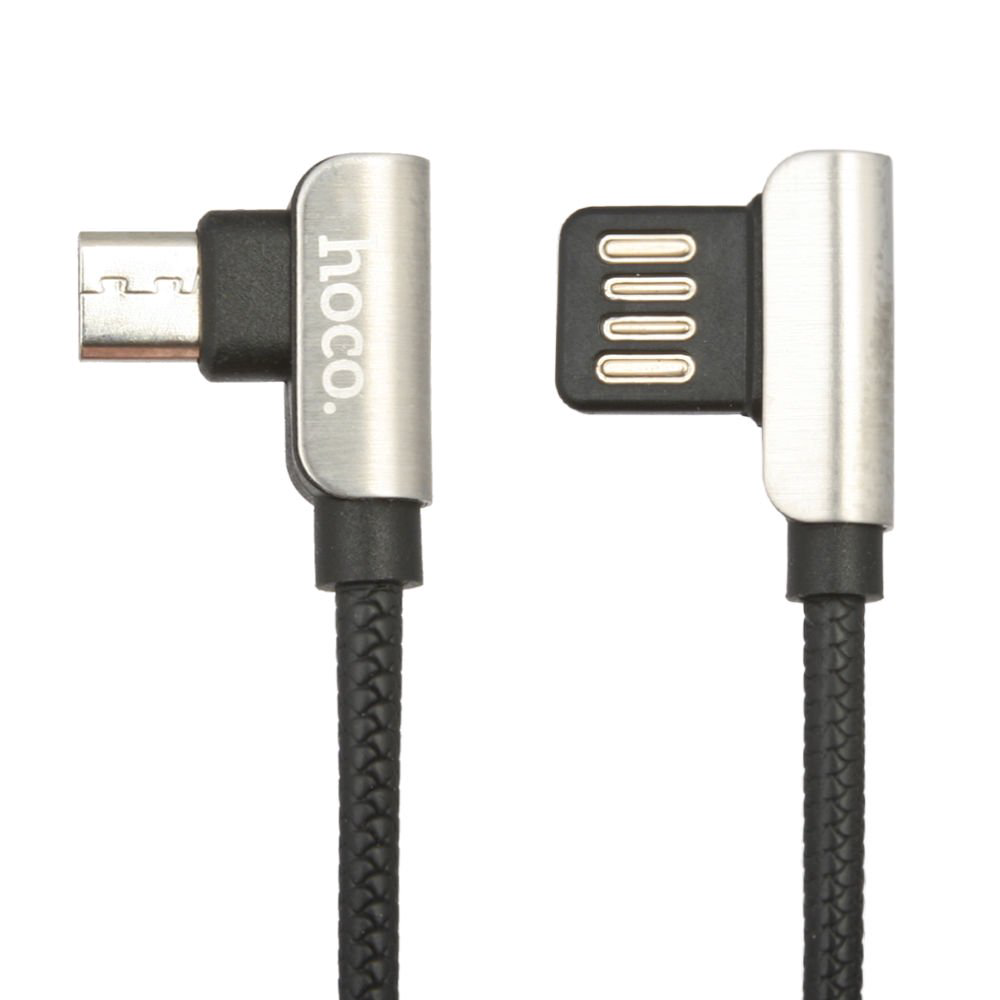 Кабель Hoco U42 Micro USB 1.2м черный купить,NaN