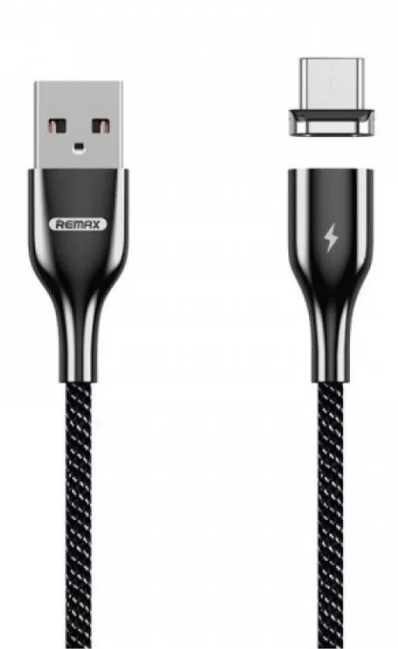 Кабель Remax Magnetic Series RC-158m Micro USB 1м черный купить,NaN