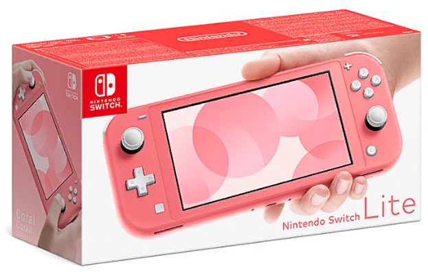 Игровая консоль Nintendo Switch Lite кораллово-розовый