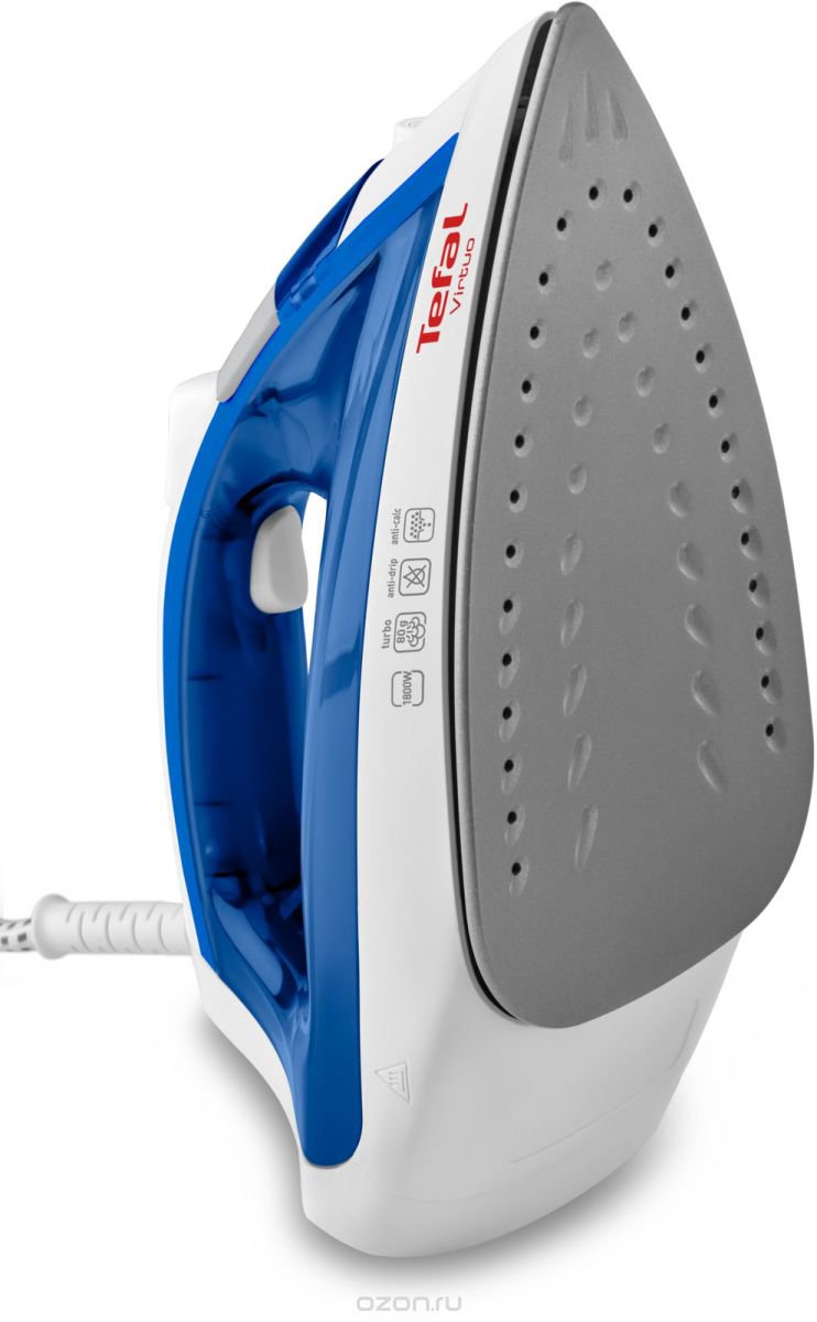 Утюг Tefal FV1711E0 Virtuo бело-синий купить,0