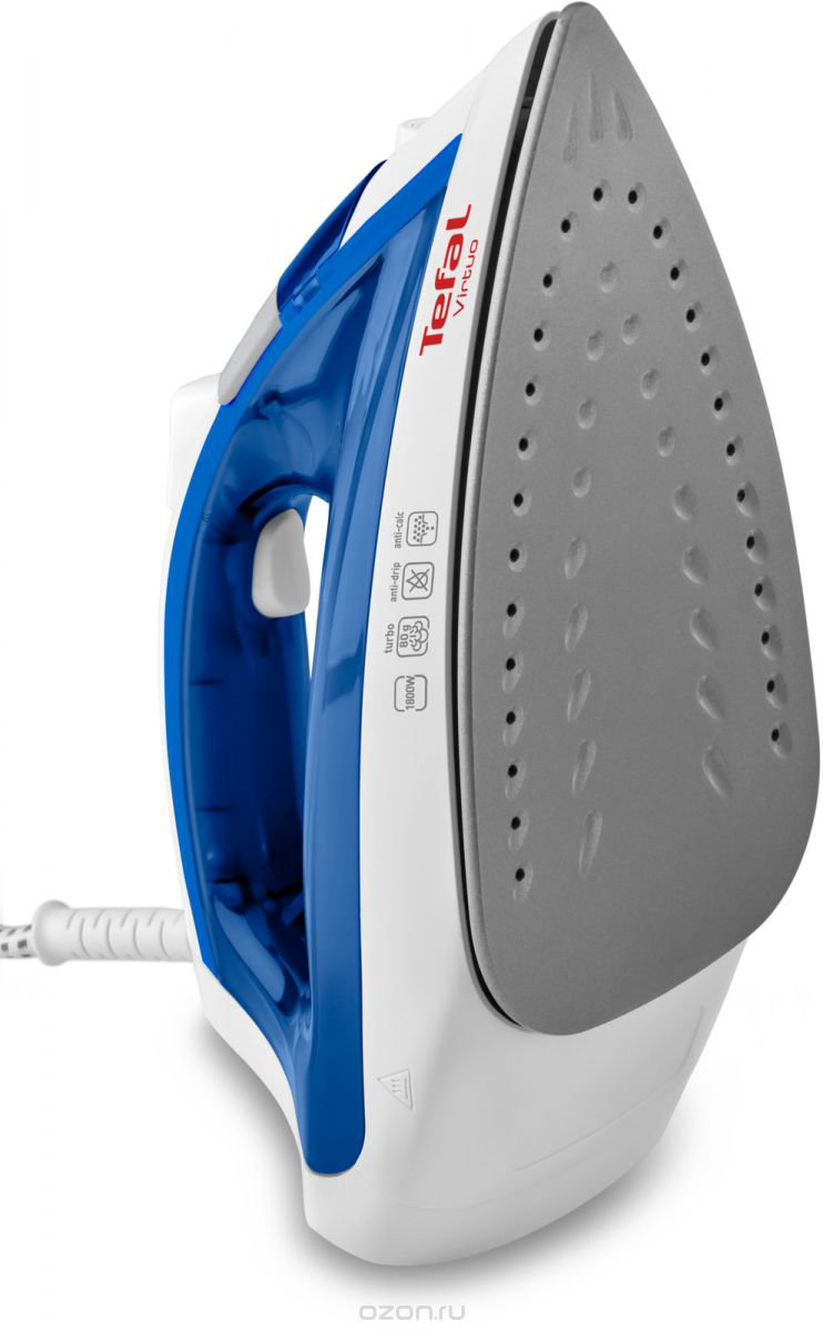 Утюг Tefal FV1711E0 Virtuo бело-синий купить,17990