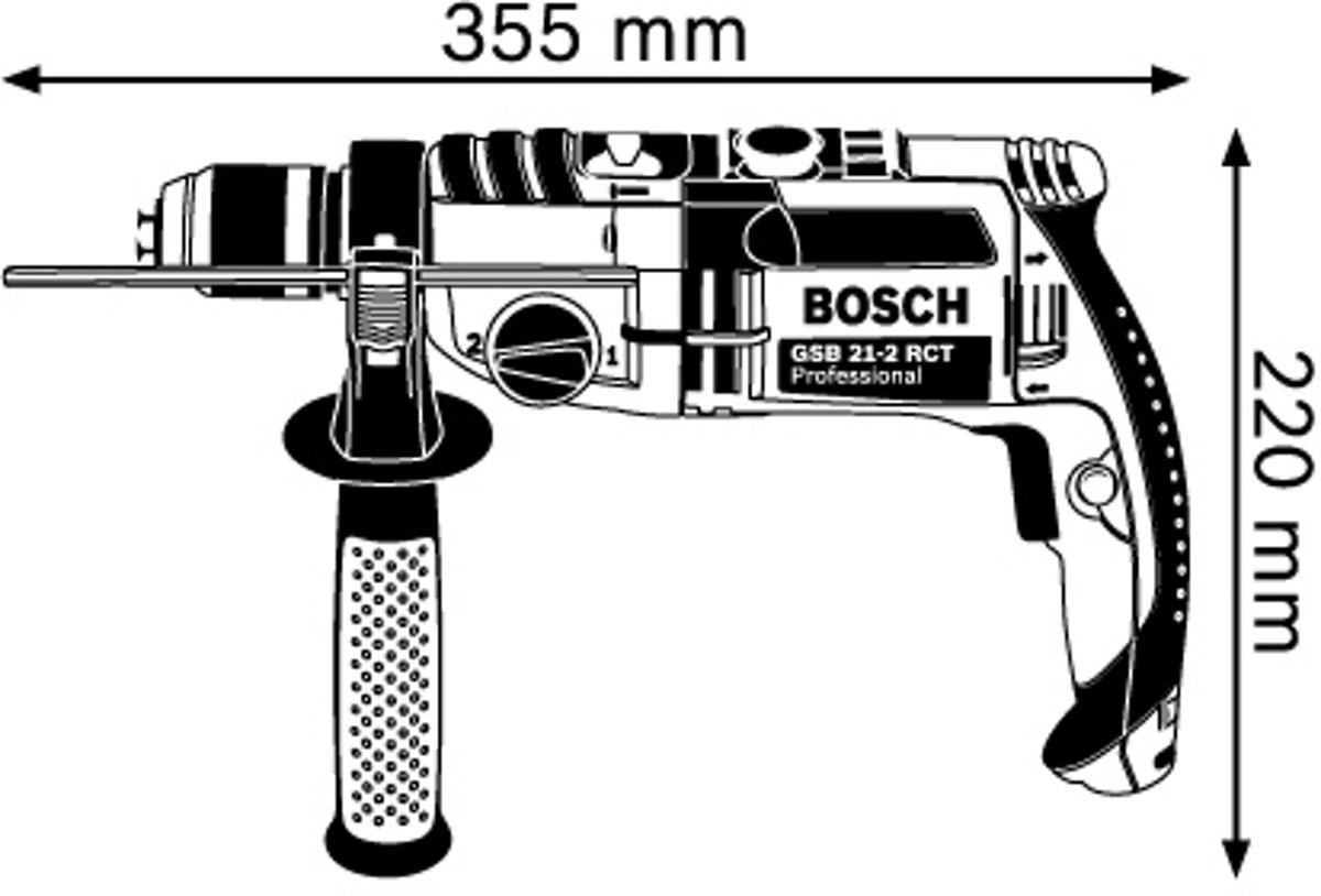 Дрель Bosch GSB 21-2 RCT 060119C700  купить,NaN
