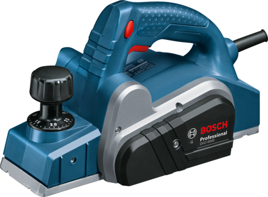 Электрорубанок Bosch GHO 6500 синий