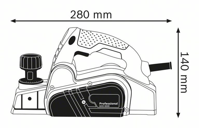 Электрорубанок Bosch GHO 6500 синий купить,88630