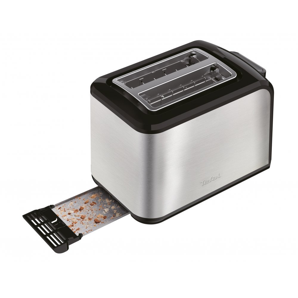 Тостер Tefal Express TT410D38 черно-серебристый купить,NaN