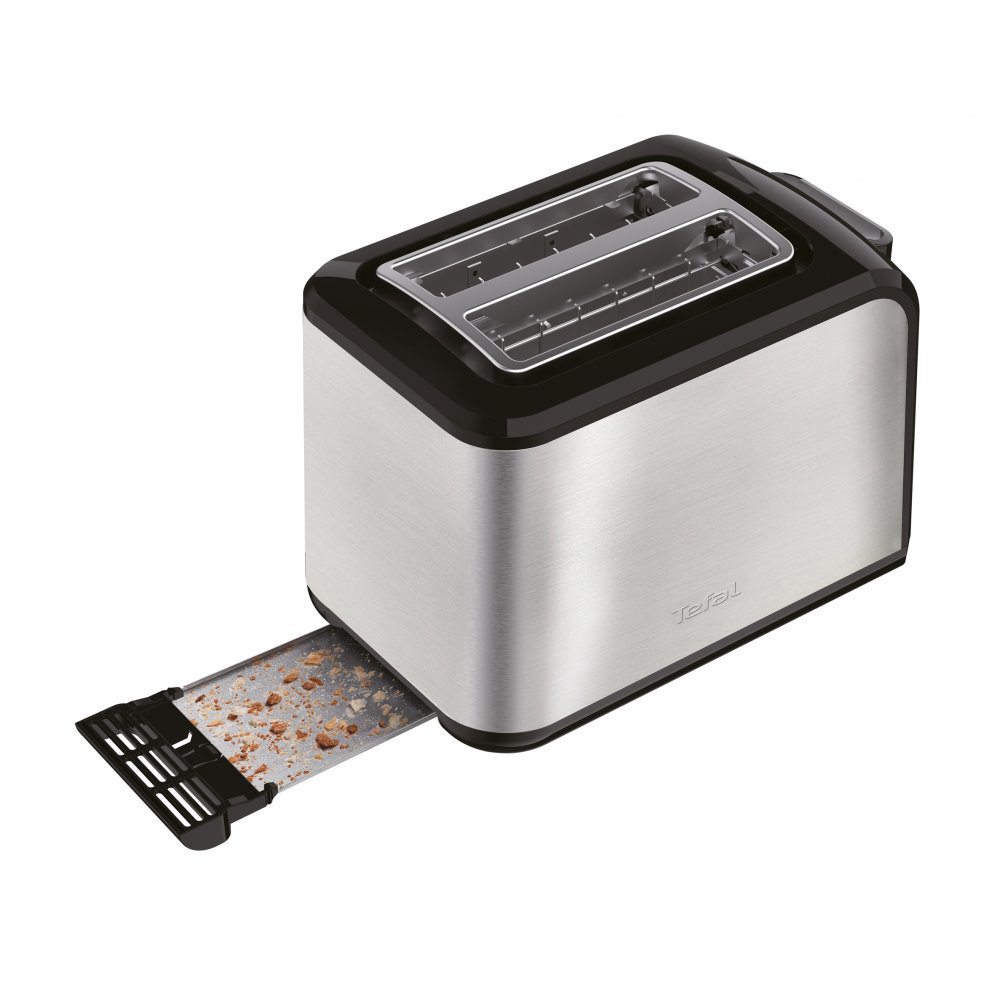 Тостер Tefal Express TT410D38 черно-серебристый купить,NaN