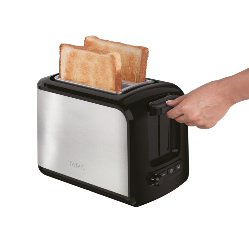 Тостер Tefal Express TT410D38 черно-серебристый купить,NaN