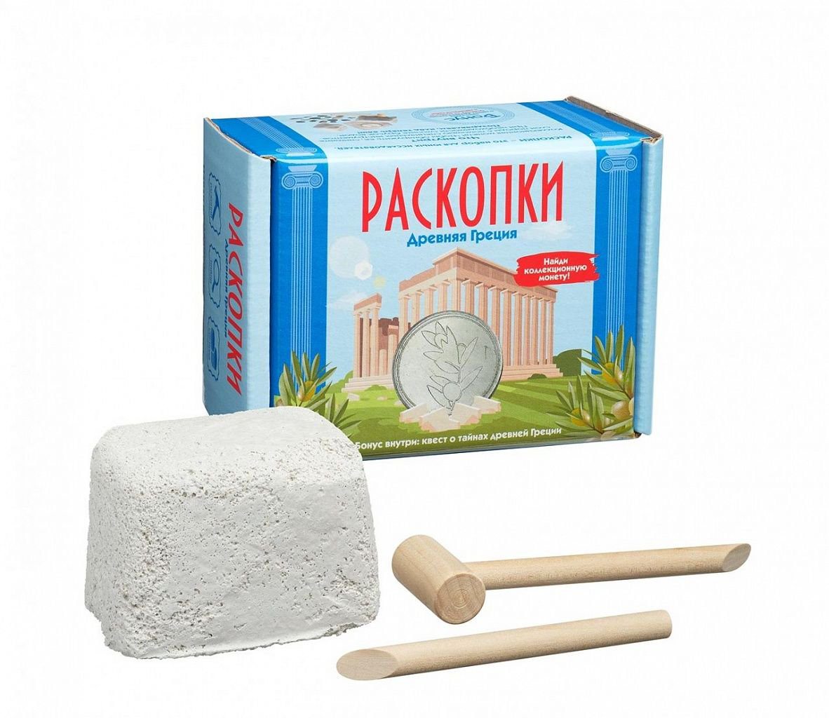 Набор игрушек Bumbaram Раскопки с монетами Древняя Греция купить,NaN