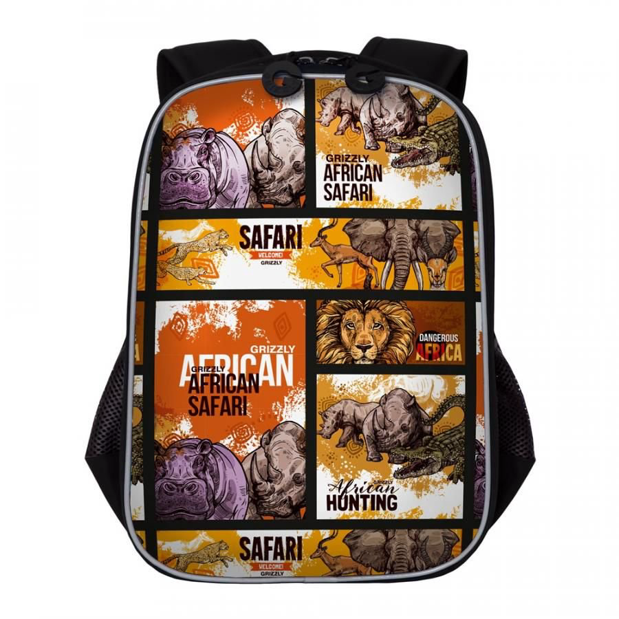 Рюкзак Grizzly Сафари черный купить,NaN