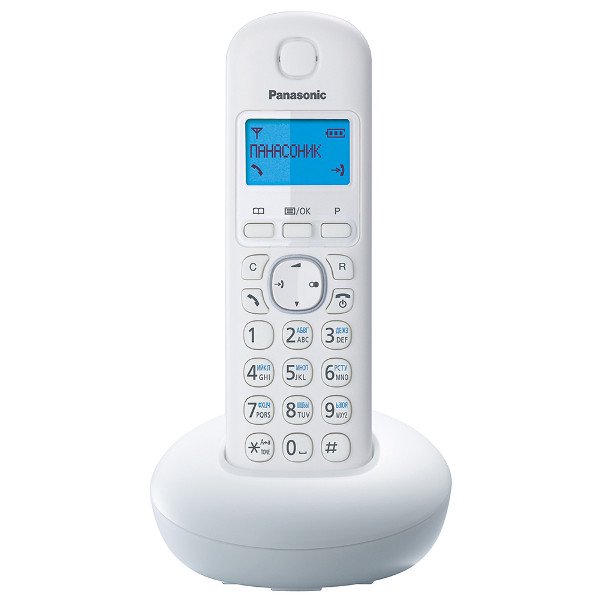 Радиотелефон Panasonic KX-TGB210RUW белый купить,NaN