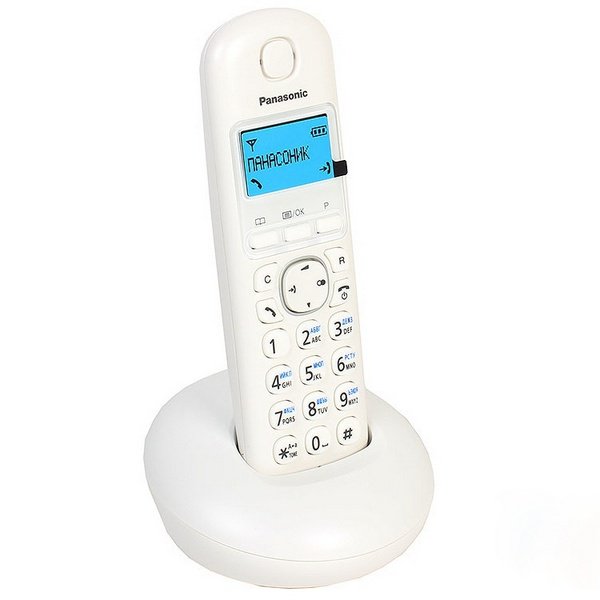 Радиотелефон Panasonic KX-TGB210RUW белый купить,NaN