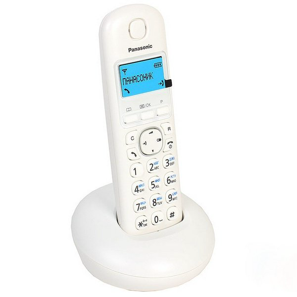 Радиотелефон Panasonic KX-TGB210RUW белый купить,NaN