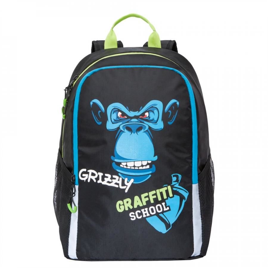  Рюкзак Grizzly Monkey черный купить,NaN