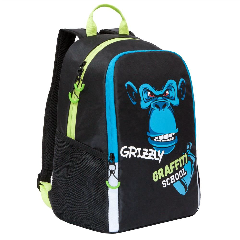  Рюкзак Grizzly Monkey черный купить,NaN
