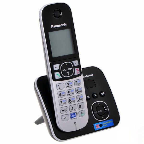 Радиотелефон Panasonic KX-TG6821 RUB черный - ForteMarket Радиотелефон Panasonic KX-TG6821 RUB черный купить,50485