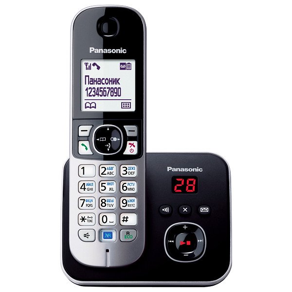 Радиотелефон Panasonic KX-TG6821 RUB черный