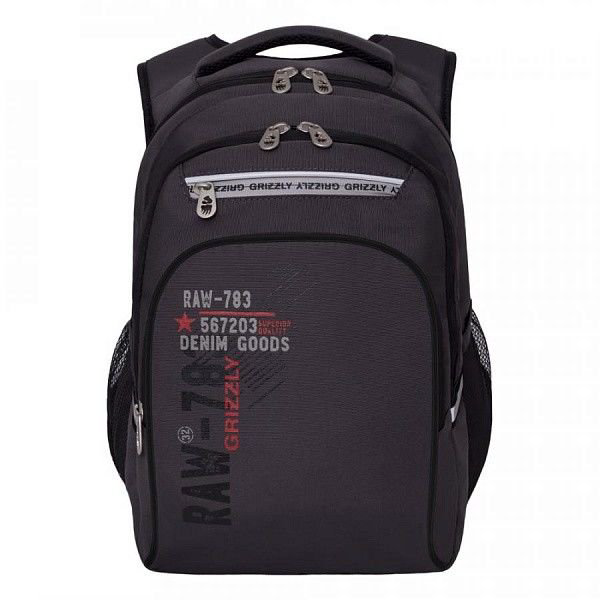 Рюкзак Grizzly Denim Goods черный купить,NaN
