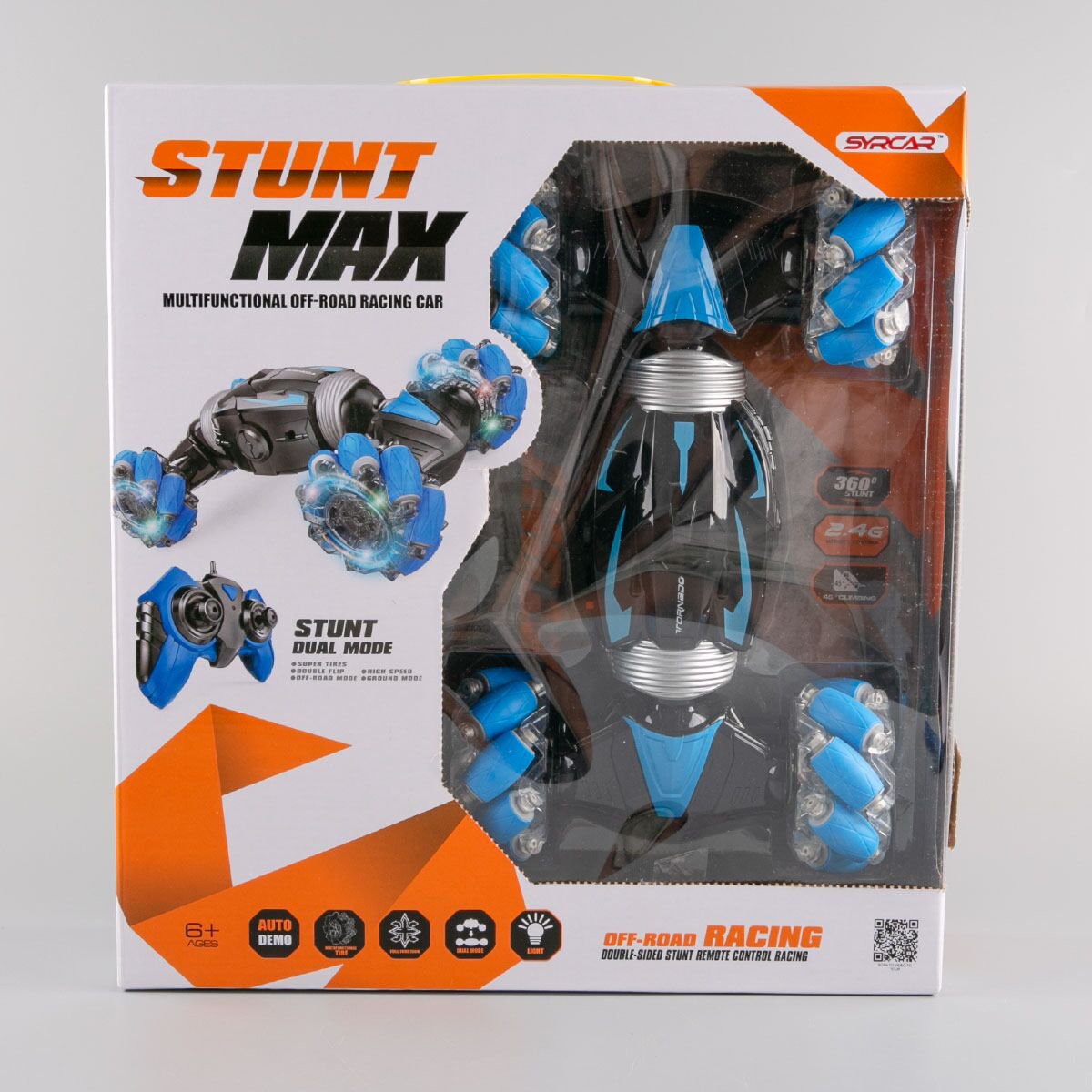 Машинка Stunt Car 29см синяя купить,NaN