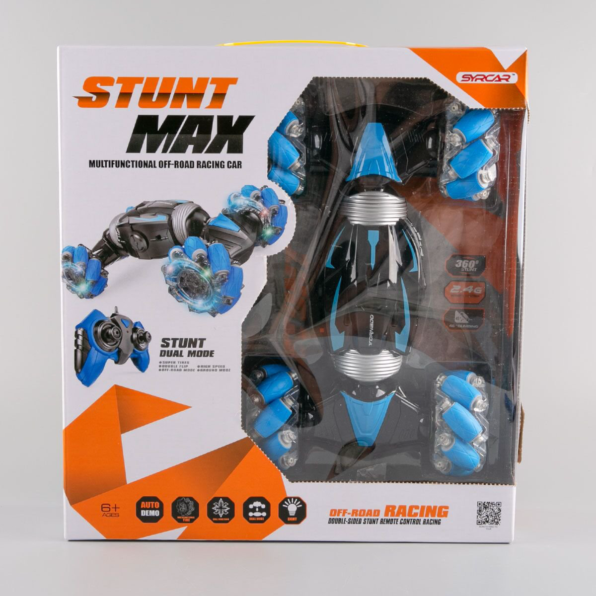 Машинка Stunt Car 29см синяя купить,NaN