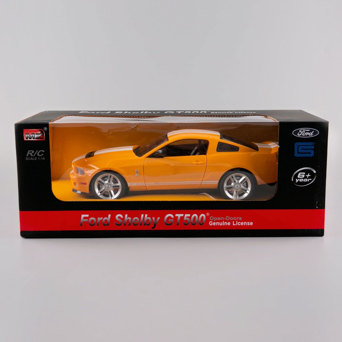 Машинка MZ 1:14 Ford GT-500 желтая купить,NaN