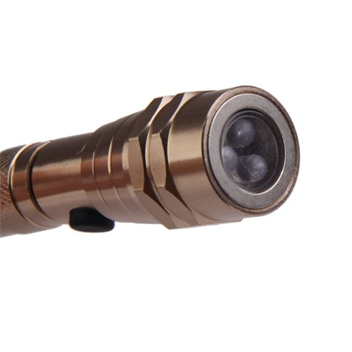 Фонарик телескопический ViTi 3LED золотистый купить,2827