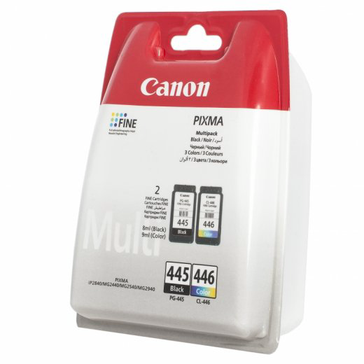 Набор картриджей Canon PG-445Bk/Cl-446 Multip черный