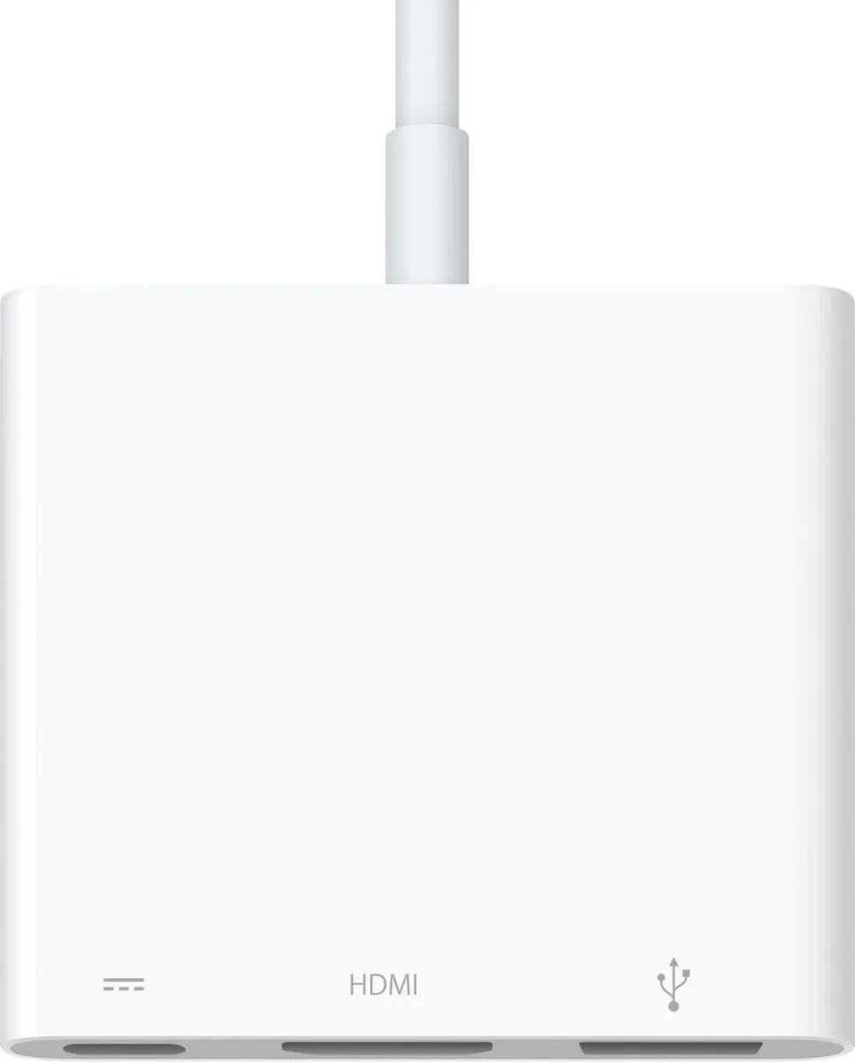 Многопортовый адаптер Apple USB-C/HDMI A2119 MUF82ZM/A белый купить,NaN