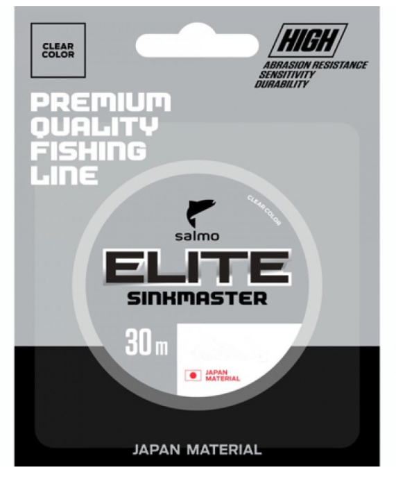Леска зимняя Salmo Elite Sinkmaster 4511-015  030/015 1.80 кг прозрачная