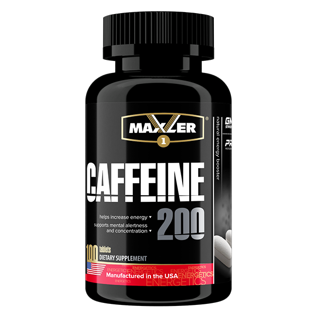 Кофеин Maxler Caffeine 200мг 100шт купить,NaN