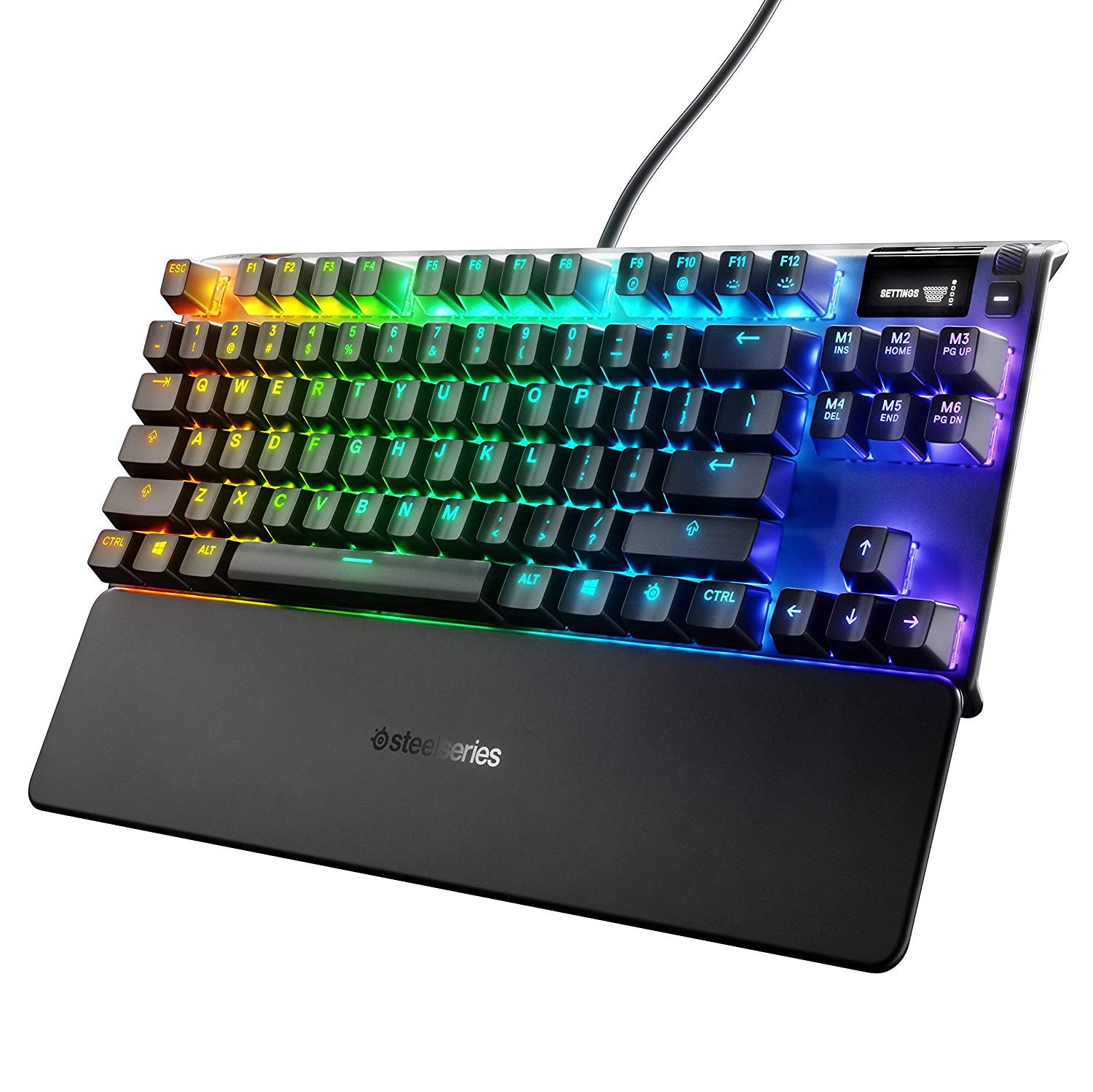 Клавиатура Steelseries Apex 7 TKL Red Switch US черная - ForteMarket Клавиатура Steelseries Apex 7 TKL Red Switch US черная купить,0