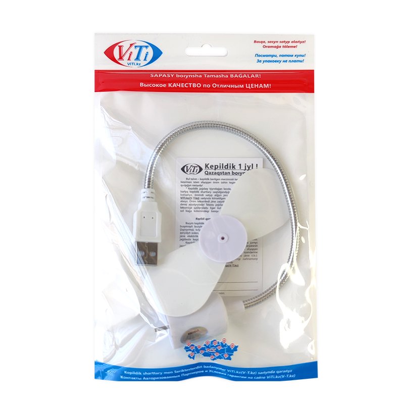 Вентилятор ViTi L03 USB белый - ForteMarket Вентилятор ViTi L03 USB белый купить,0