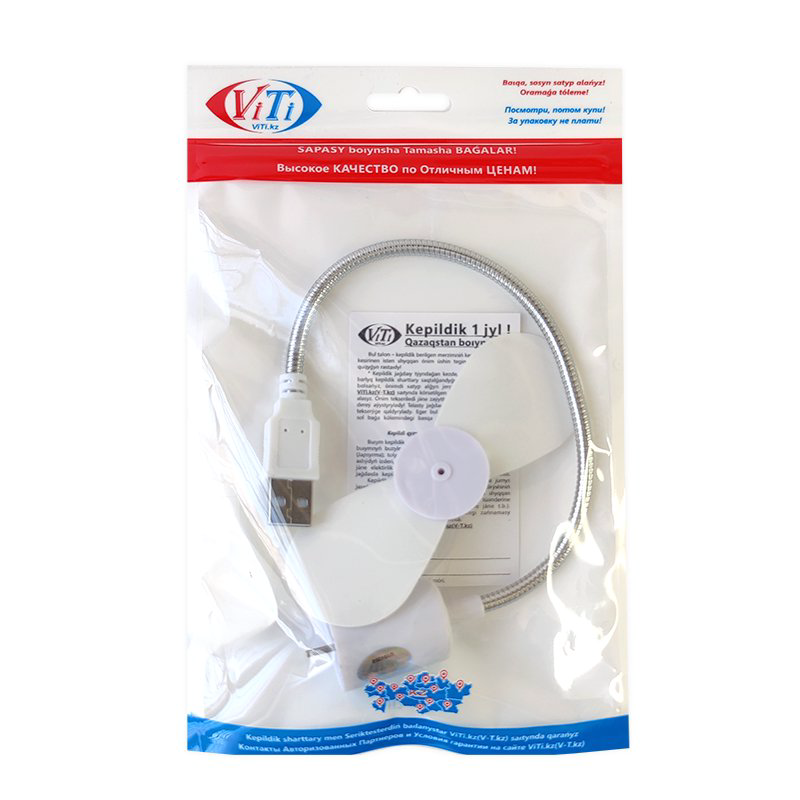 Вентилятор ViTi L03 USB белый купить,2675