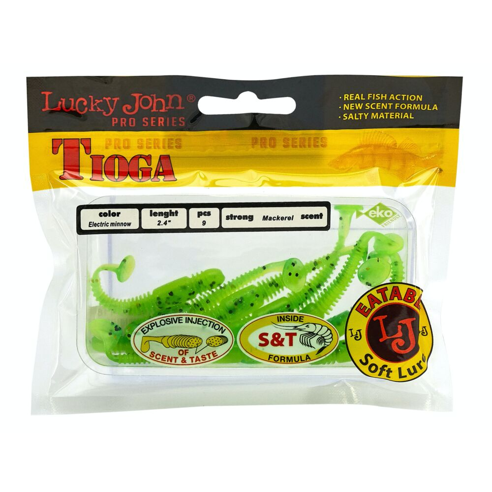 Виброхвост Lucky John Pro Series Tioga 2.4in 06.20 T18 9 шт купить,NaN