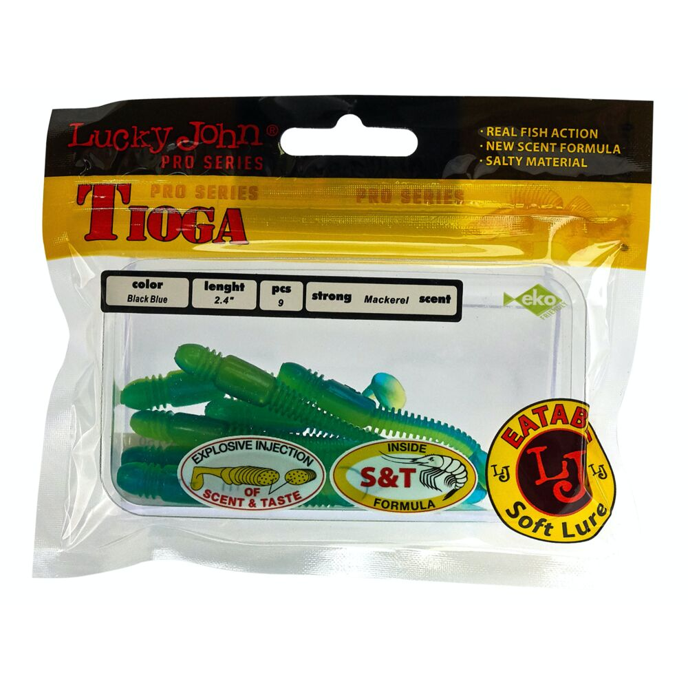 Виброхвост Lucky John Pro Series Tioga 2.4in 06.20 T50 9 шт