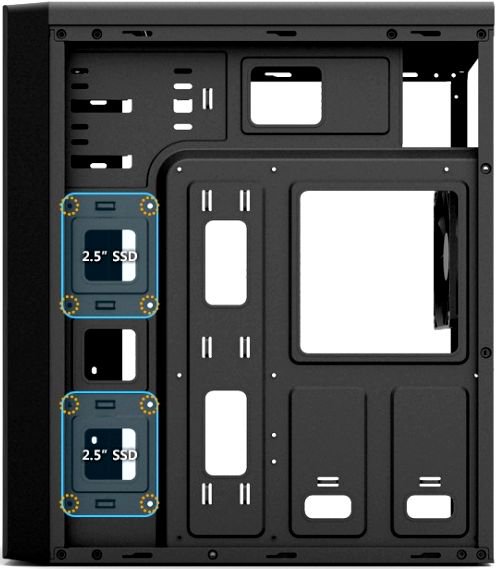 Компьютерный корпус Zalman T6 чёрный - ForteMarket Компьютерный корпус Zalman T6 чёрный купить,0