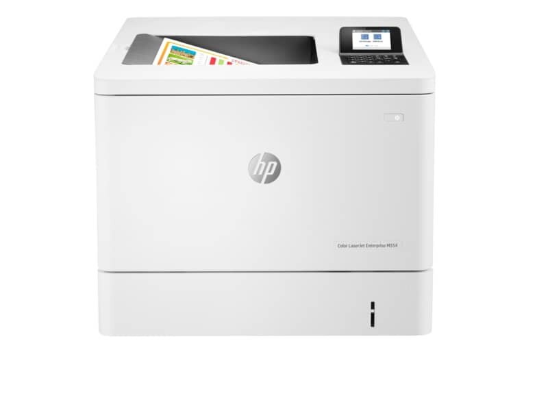 Принтер HP Color LaserJet Enterprise M554dn 7ZU81A белый